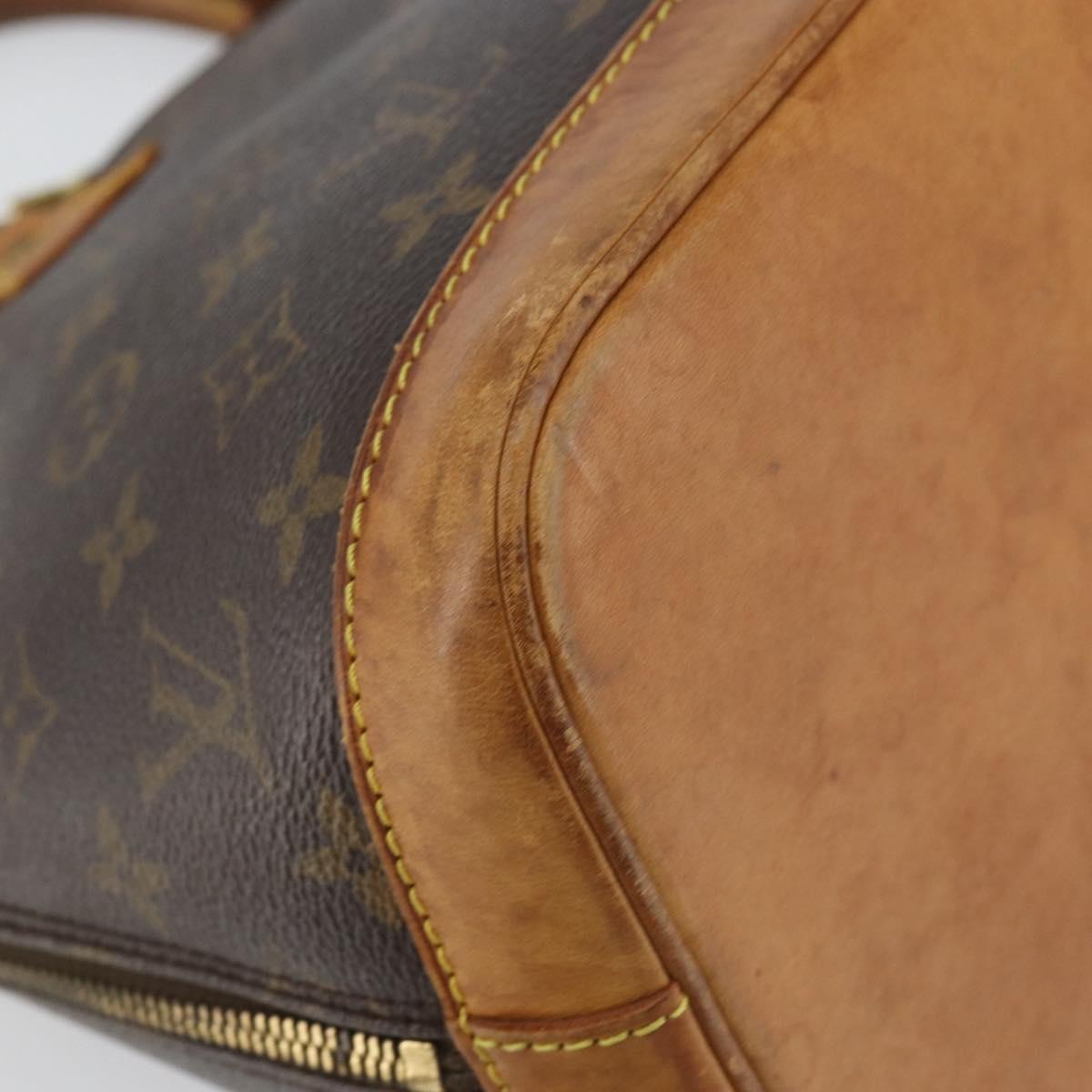 LOUIS VUITTON Monogram Alma Hand Bag M51130 LV Auth 156215