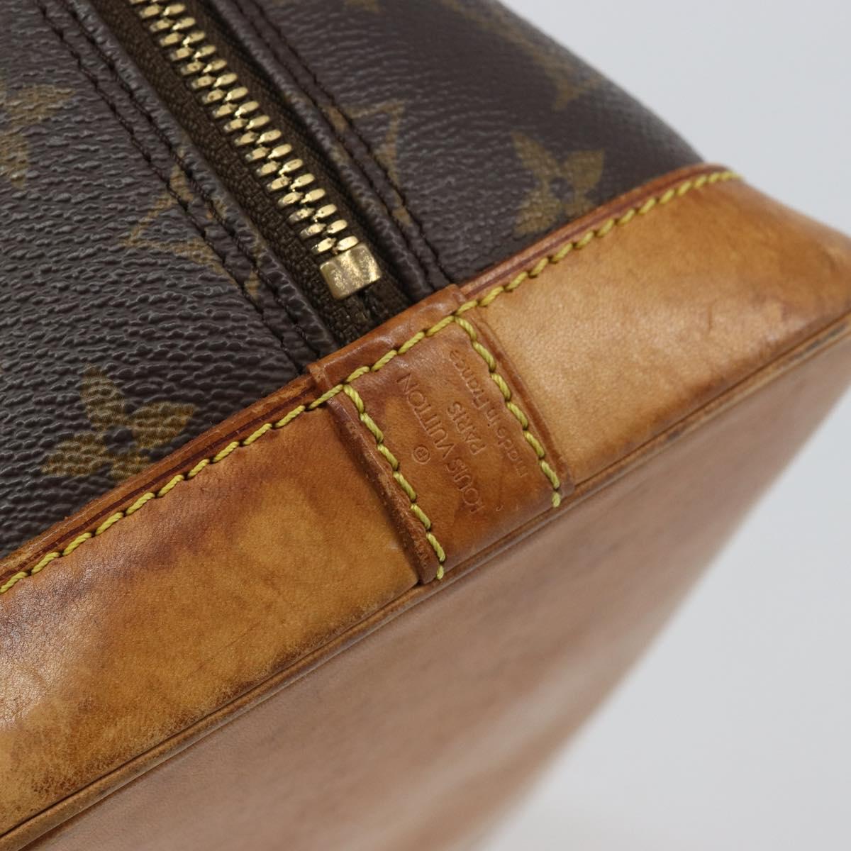 LOUIS VUITTON Monogram Alma Hand Bag M51130 LV Auth 156215