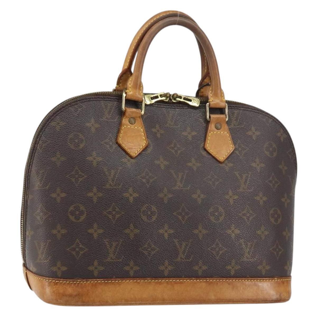 LOUIS VUITTON Monogram Alma Hand Bag M51130 LV Auth 156215