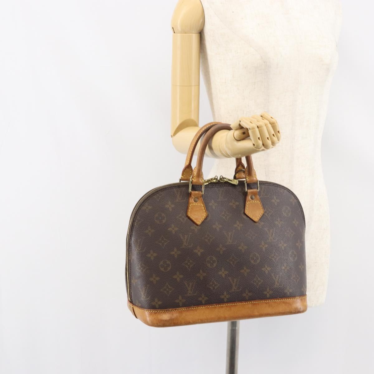 LOUIS VUITTON Monogram Alma Hand Bag M51130 LV Auth 156215