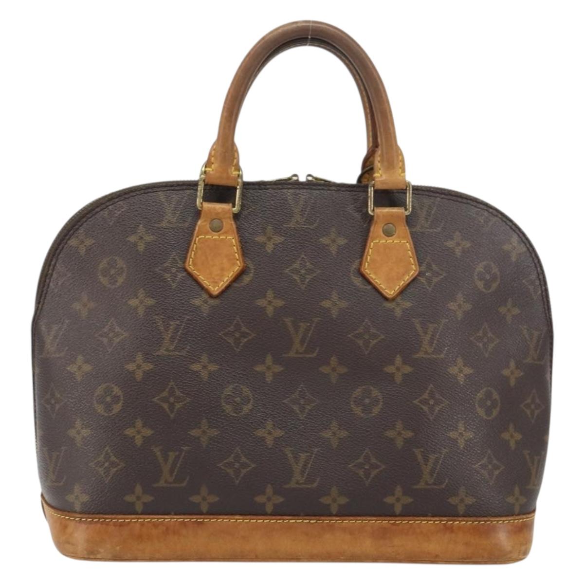 LOUIS VUITTON Monogram Alma Hand Bag M51130 LV Auth 156215