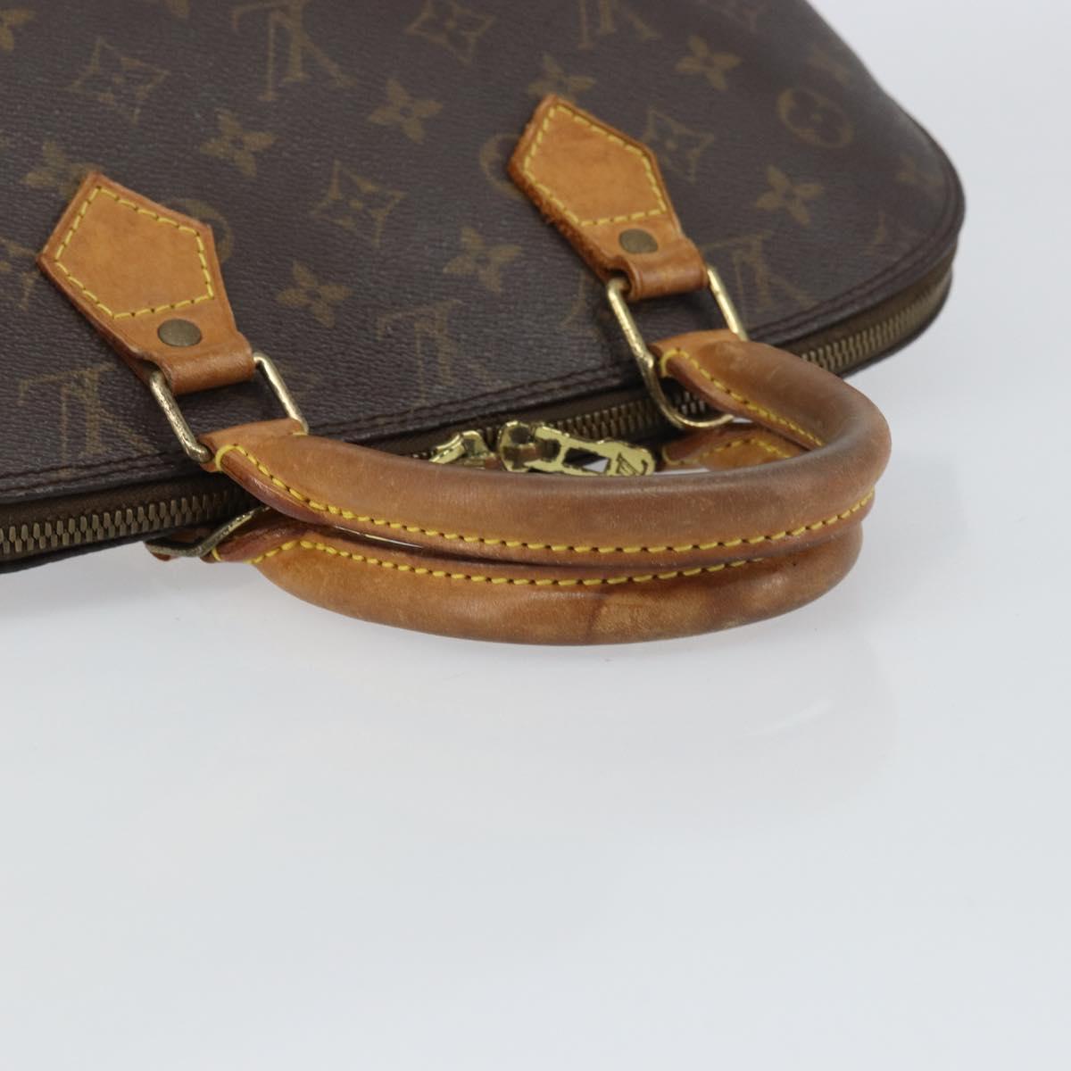LOUIS VUITTON Monogram Alma Hand Bag M51130 LV Auth 156215