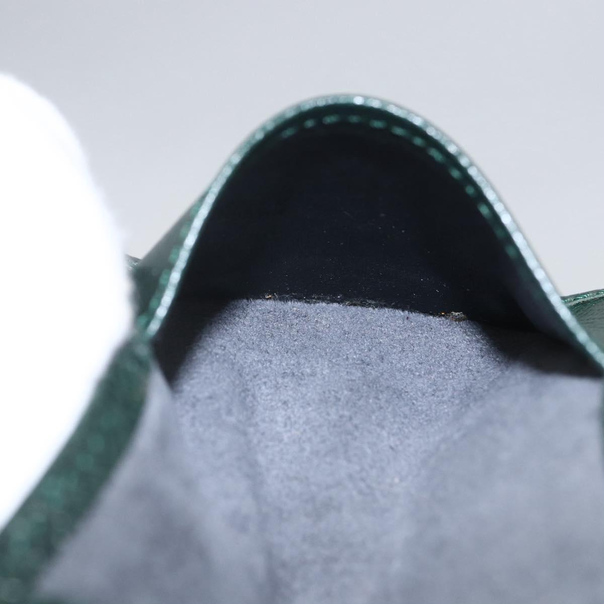 LOUIS VUITTON Taiga Buton De Manchette Cuffs metal Gold Tone LV Auth 156221