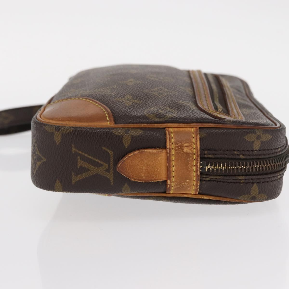 LOUIS VUITTON Monogram Marly Dragonne GM Clutch Bag M51825 LV Auth 156235