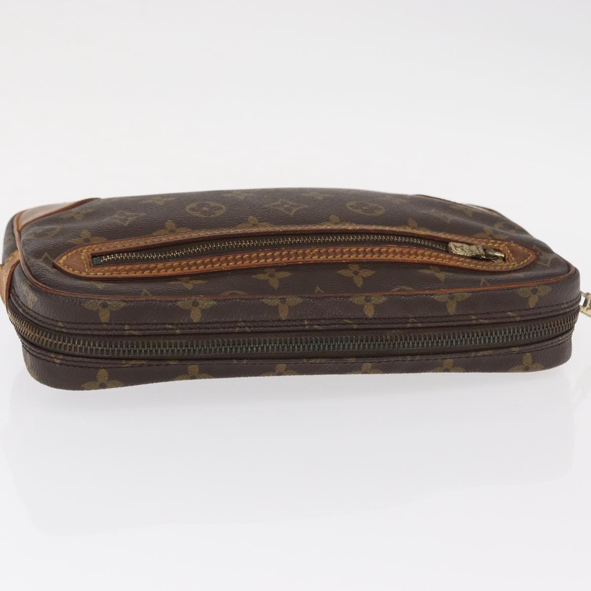 LOUIS VUITTON Monogram Marly Dragonne GM Clutch Bag M51825 LV Auth 156235