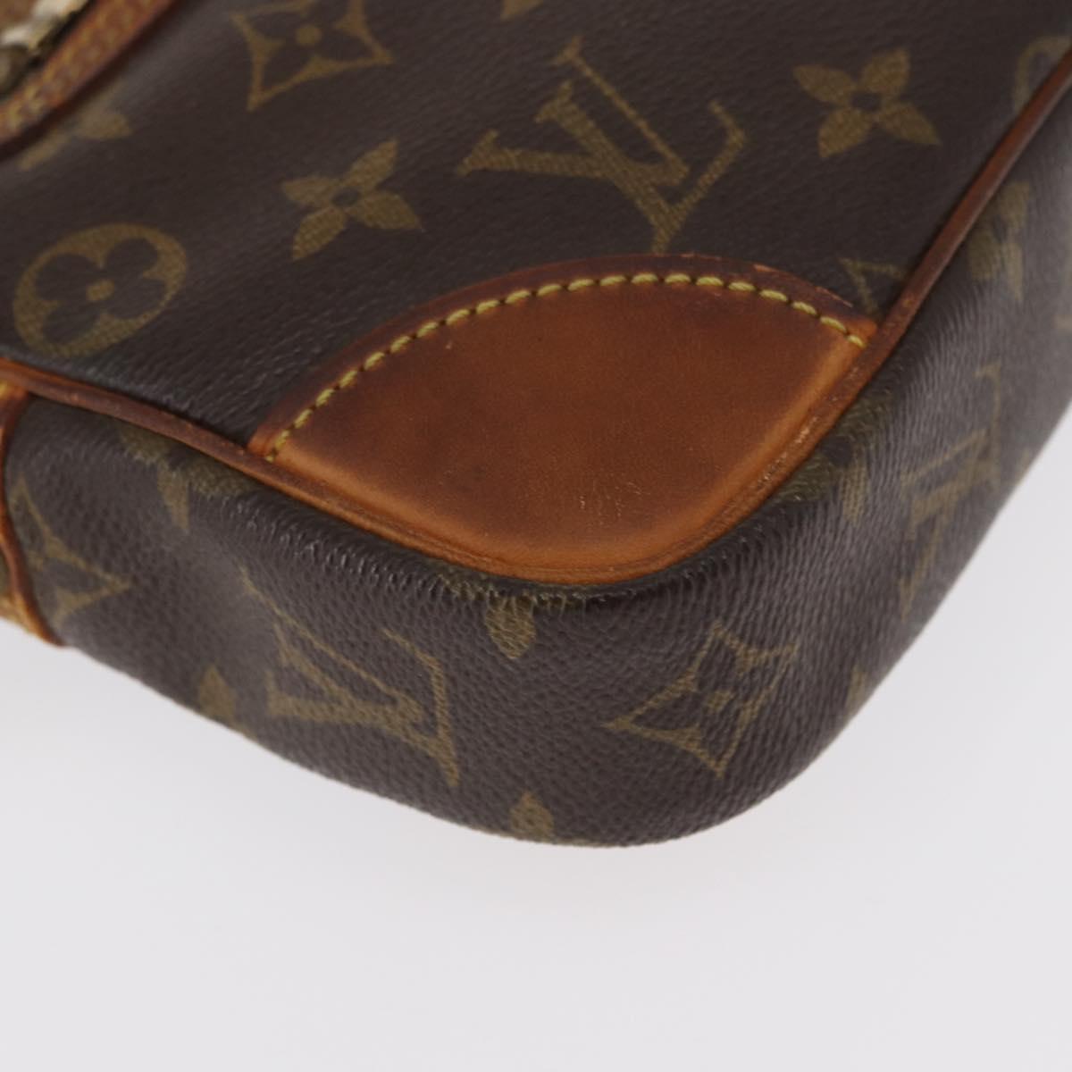 LOUIS VUITTON Monogram Marly Dragonne GM Clutch Bag M51825 LV Auth 156235