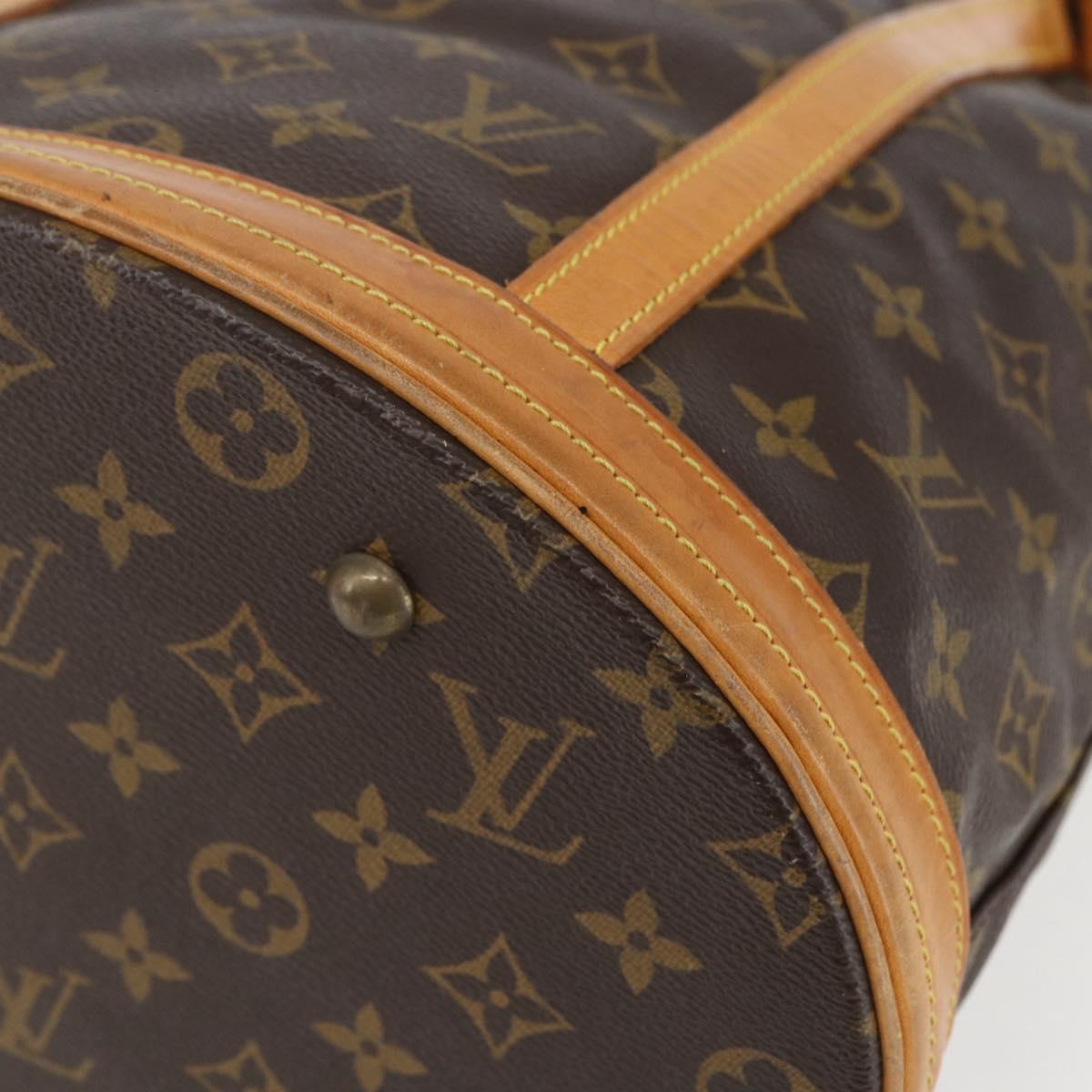 LOUIS VUITTON Monogram Bucket GM Shoulder Bag M42236 LV Auth 156236