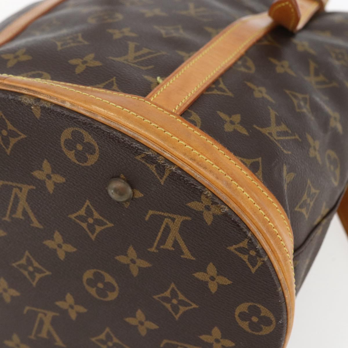 LOUIS VUITTON Monogram Bucket GM Shoulder Bag M42236 LV Auth 156236