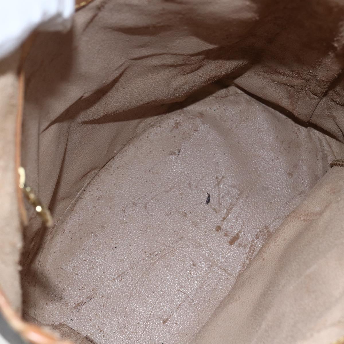 LOUIS VUITTON Monogram Bucket GM Shoulder Bag M42236 LV Auth 156236