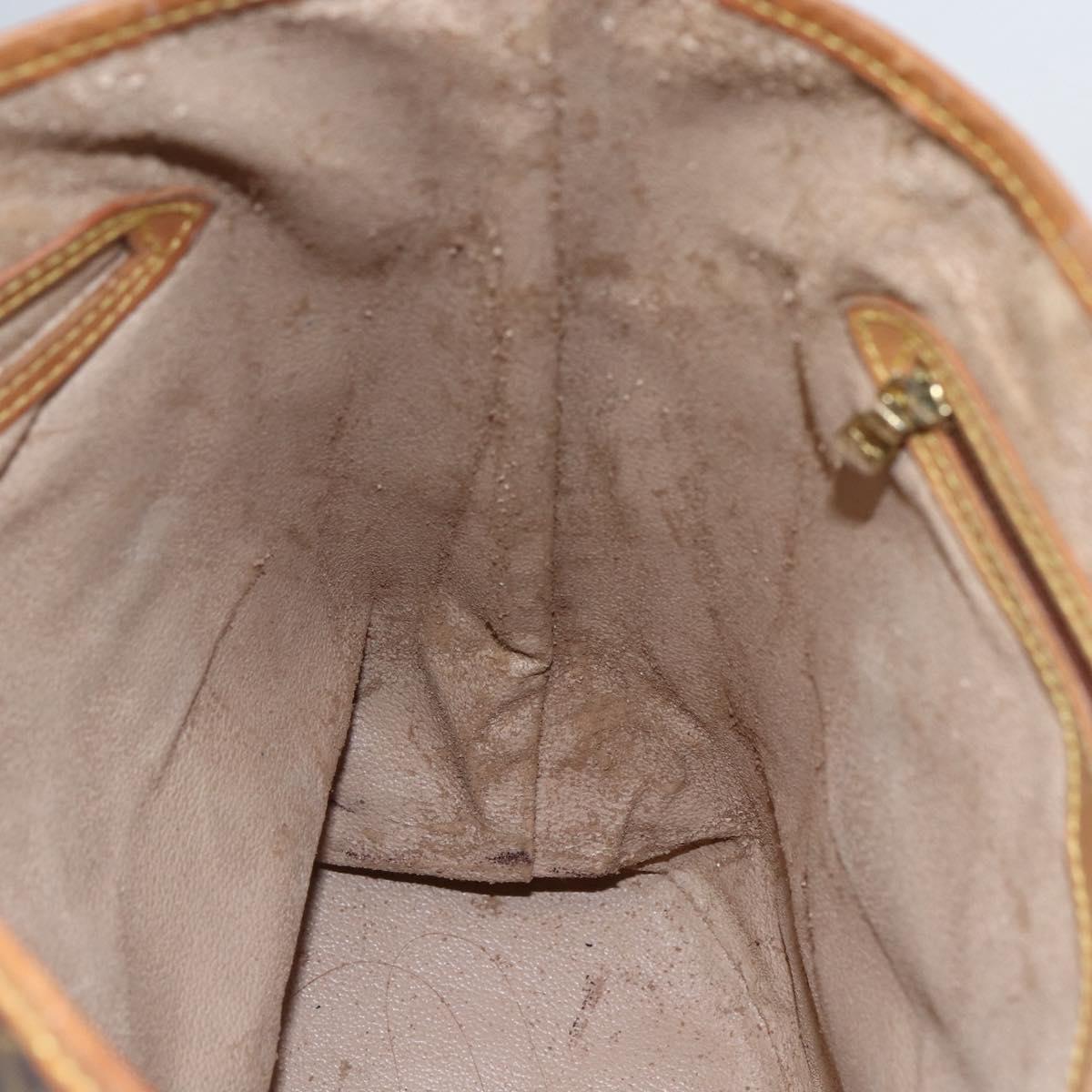 LOUIS VUITTON Monogram Bucket GM Shoulder Bag M42236 LV Auth 156236