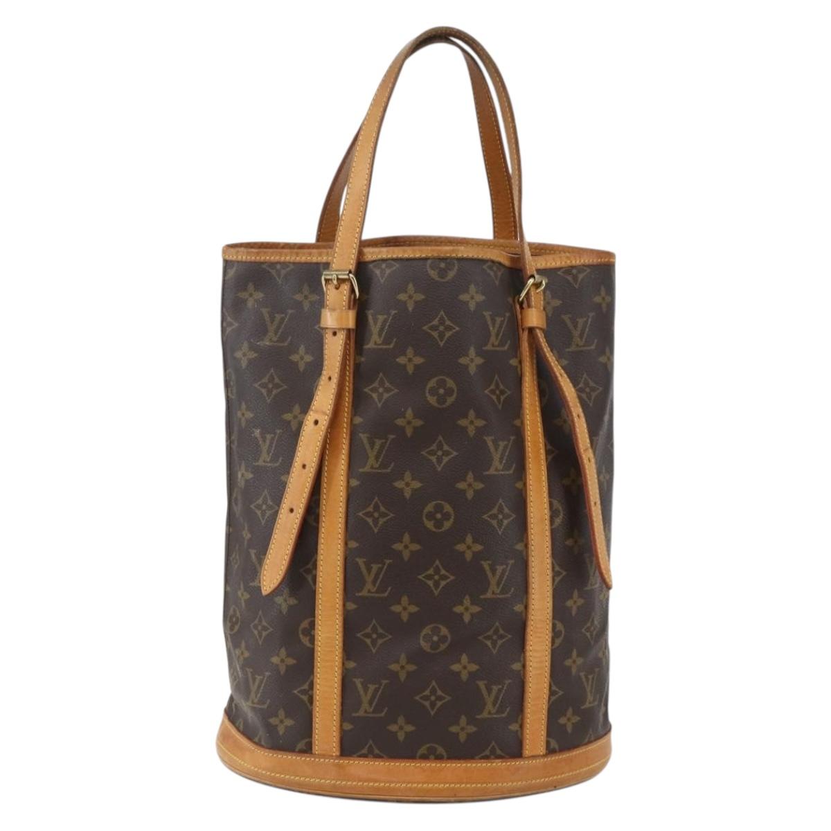 LOUIS VUITTON Monogram Bucket GM Shoulder Bag M42236 LV Auth 156236