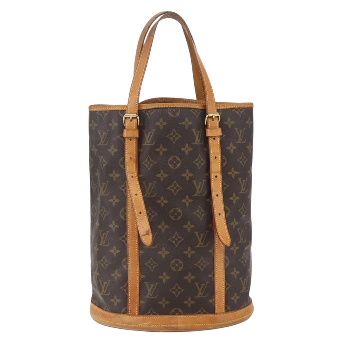 LOUIS VUITTON Monogram Bucket GM Shoulder Bag M42236 LV Auth 156236