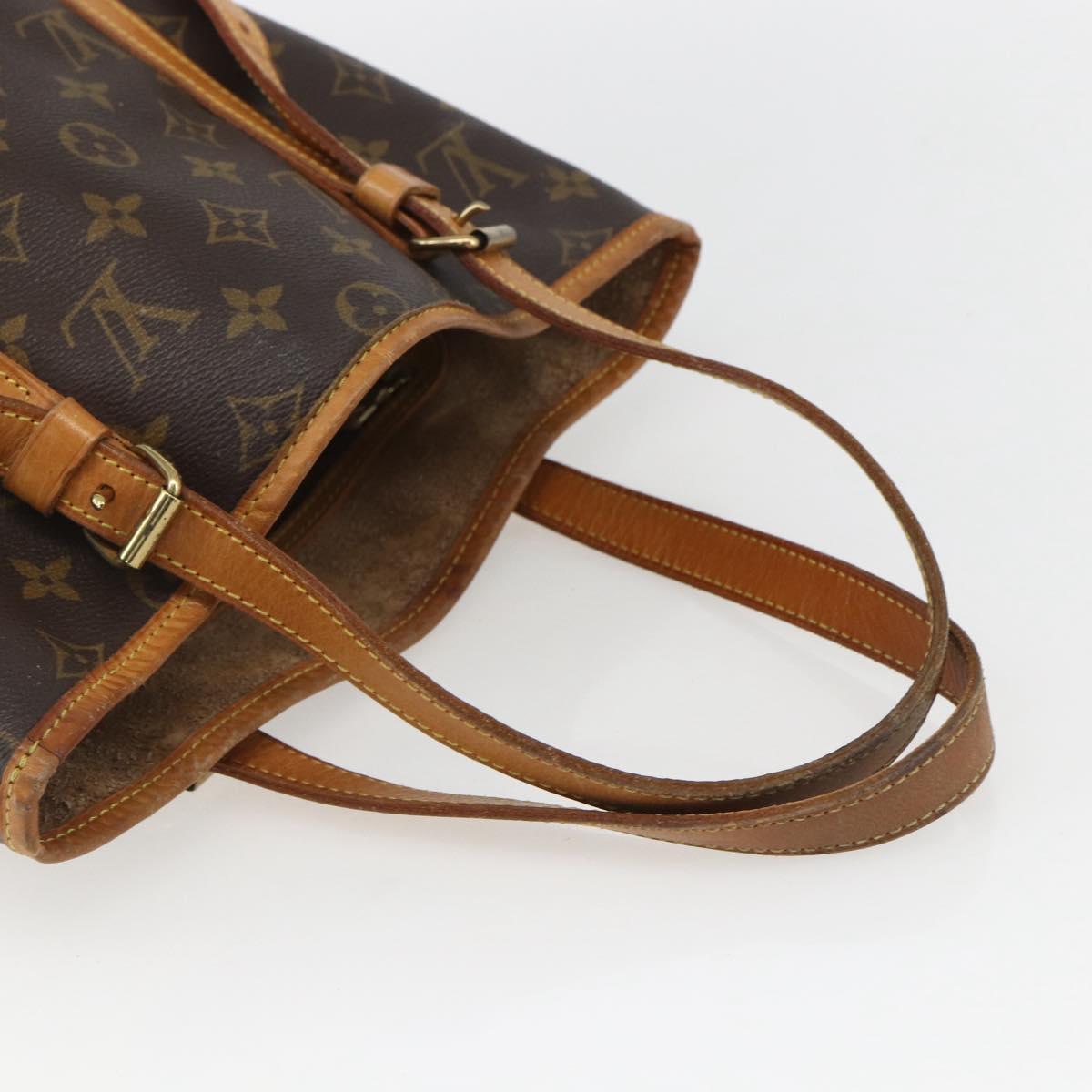 LOUIS VUITTON Monogram Bucket GM Shoulder Bag M42236 LV Auth 156236