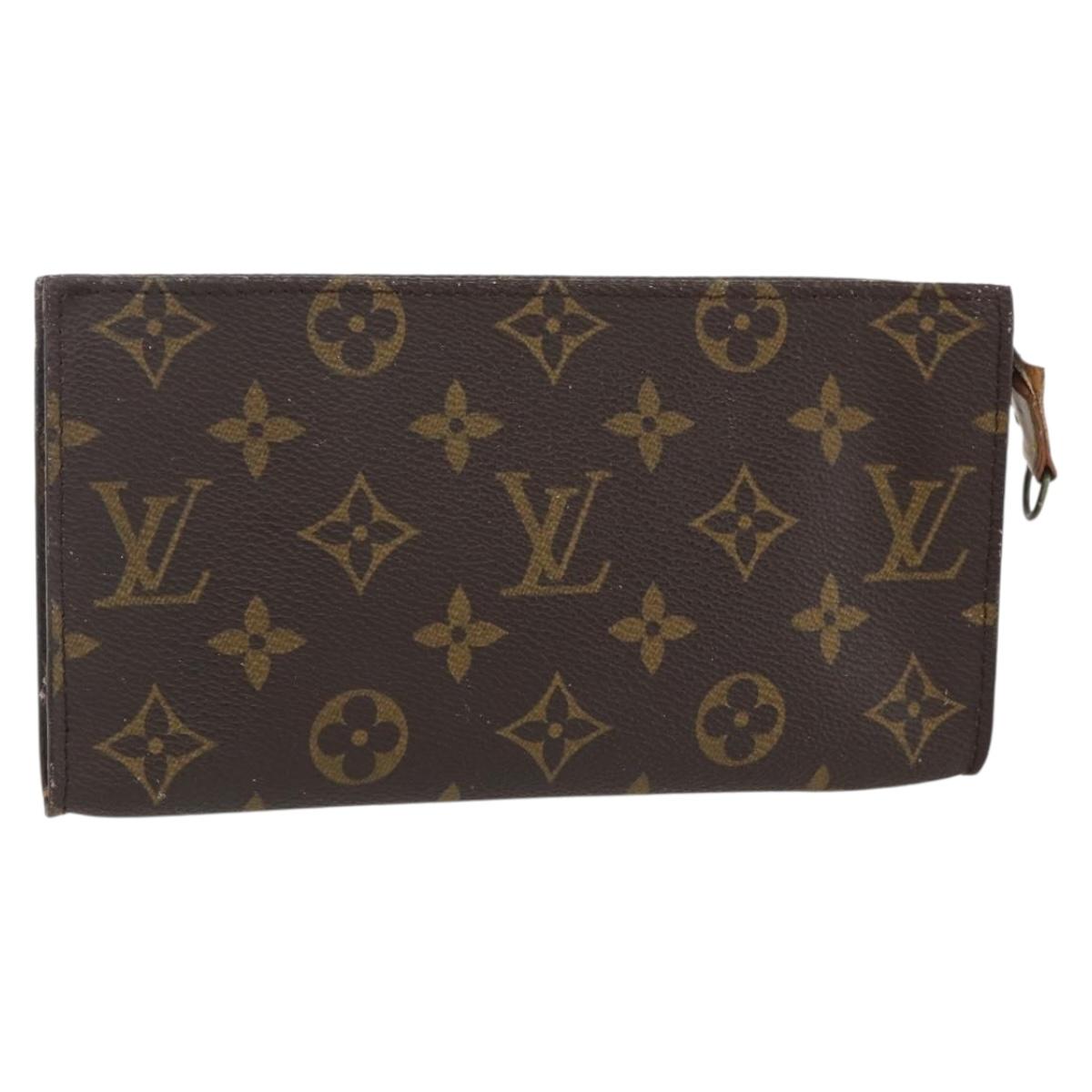 LOUIS VUITTON Monogram Bucket GM Accessory Pouch LV Auth 156237