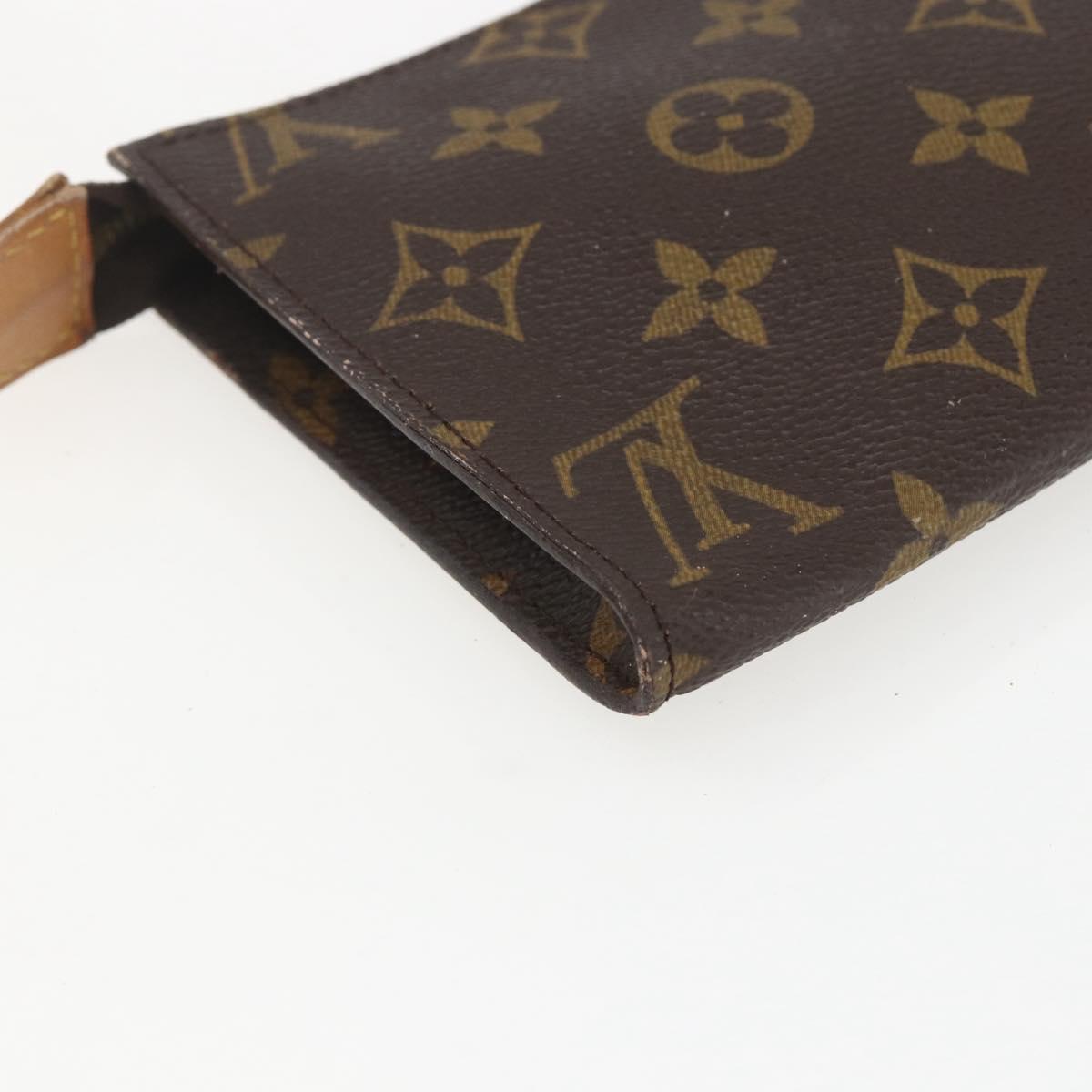 LOUIS VUITTON Monogram Bucket GM Accessory Pouch LV Auth 156237