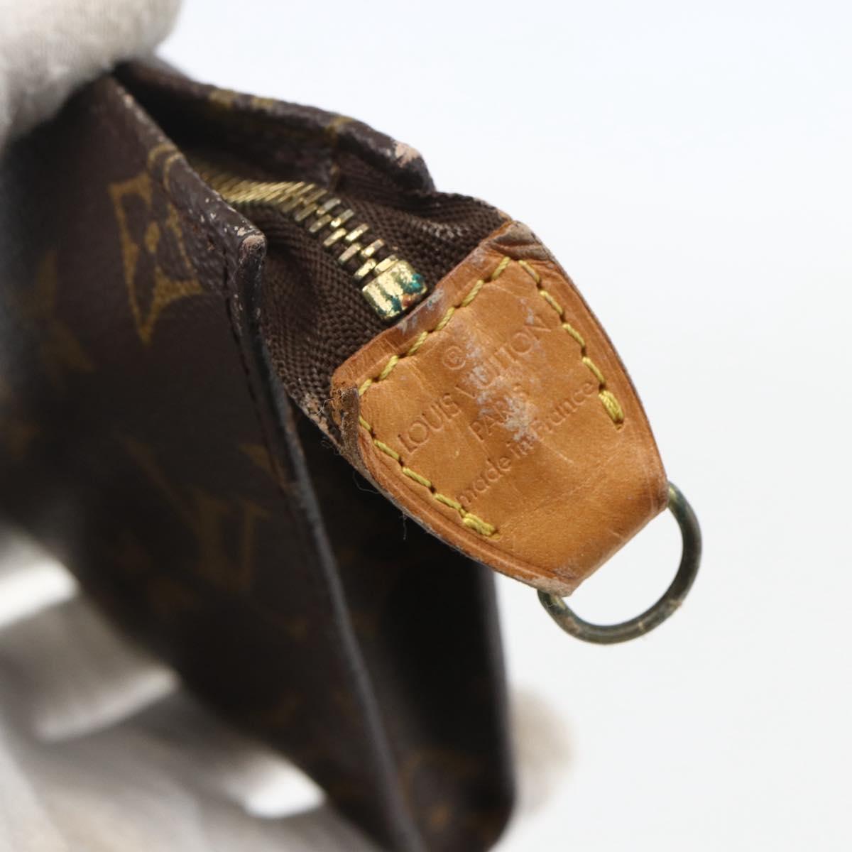 LOUIS VUITTON Monogram Bucket GM Accessory Pouch LV Auth 156237