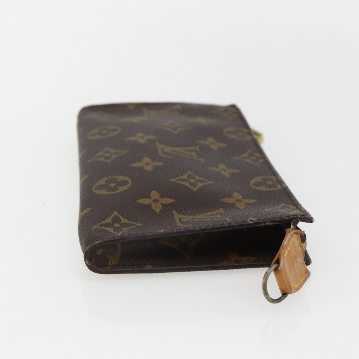 LOUIS VUITTON Monogram Bucket GM Accessory Pouch LV Auth 156237