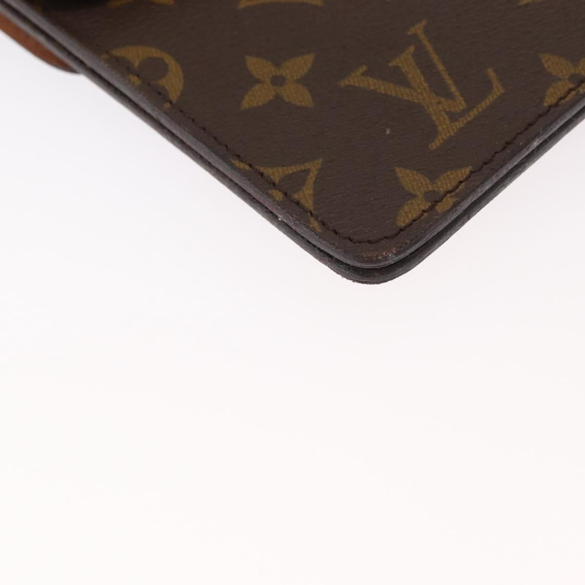 LOUIS VUITTON Monogram Double Rabat Shoulder Bag M51815 LV Auth 156238