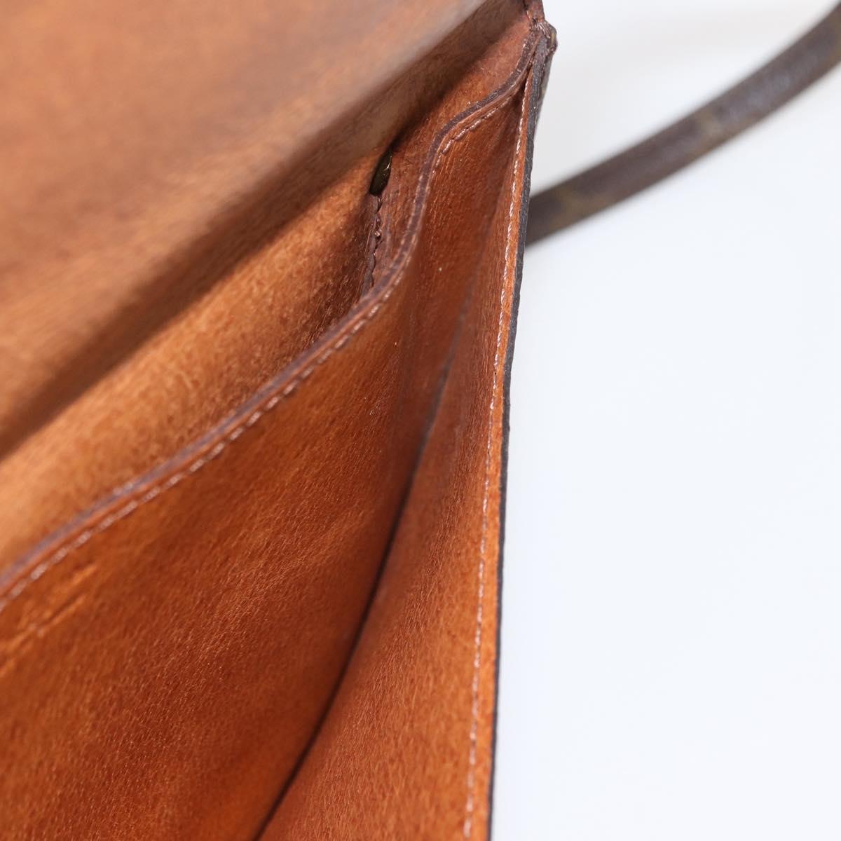 LOUIS VUITTON Monogram Double Rabat Shoulder Bag M51815 LV Auth 156238