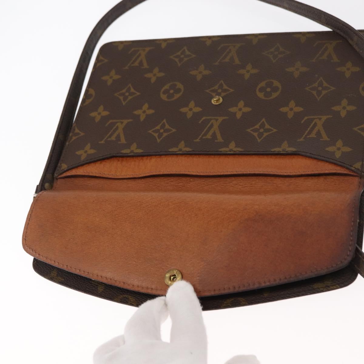 LOUIS VUITTON Monogram Double Rabat Shoulder Bag M51815 LV Auth 156238