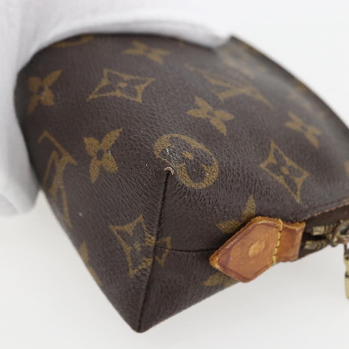 LOUIS VUITTON Monogram Pochette Cosmetic PM Pouch M43998 LV Auth 156239