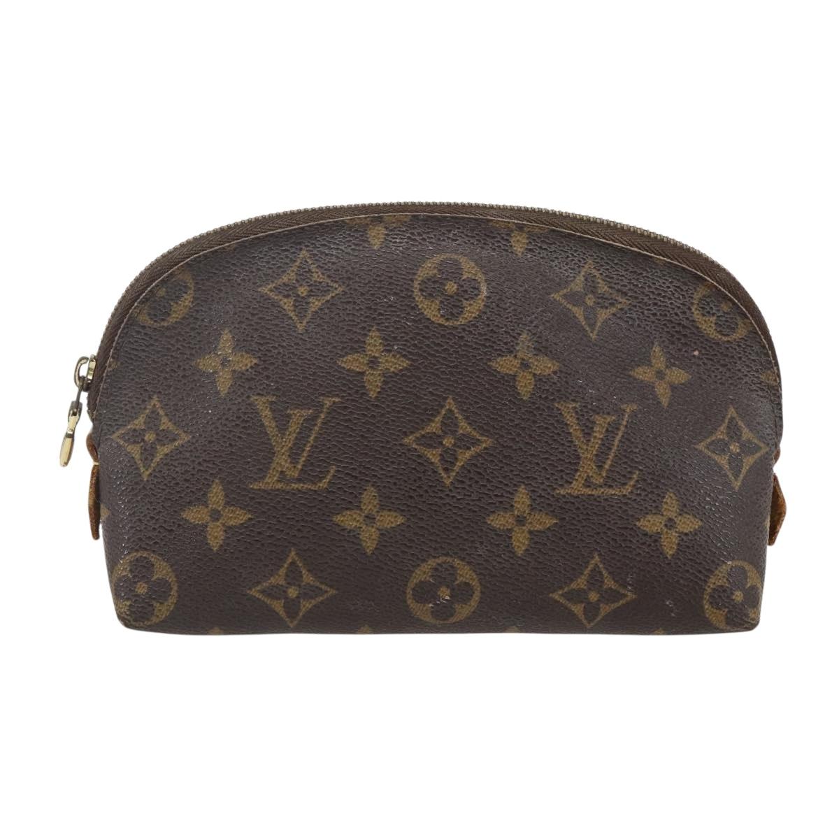 LOUIS VUITTON Monogram Pochette Cosmetic PM Pouch M43998 LV Auth 156239