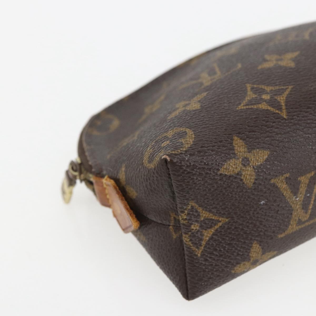 LOUIS VUITTON Monogram Pochette Cosmetic PM Pouch M43998 LV Auth 156239