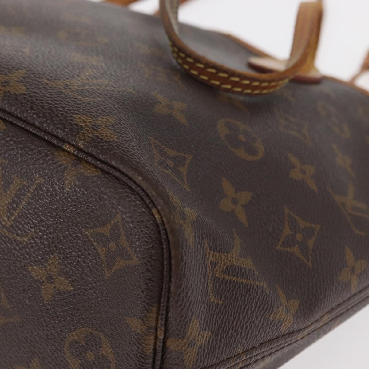 LOUIS VUITTON Monogram Neverfull PM Tote Bag M40155 LV Auth 156261