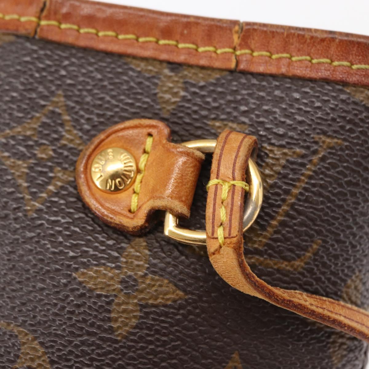 LOUIS VUITTON Monogram Neverfull PM Tote Bag M40155 LV Auth 156261