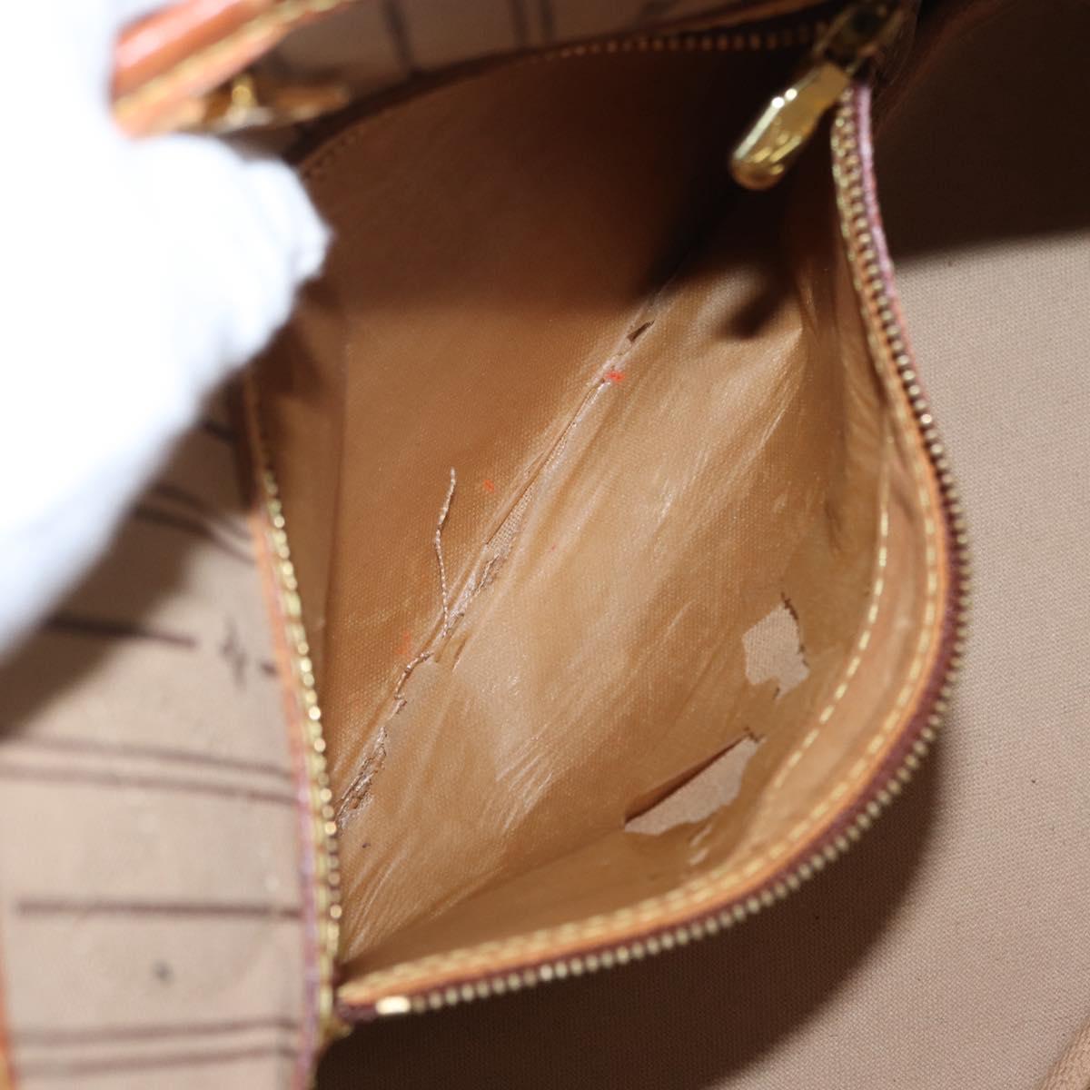 LOUIS VUITTON Monogram Neverfull PM Tote Bag M40155 LV Auth 156261