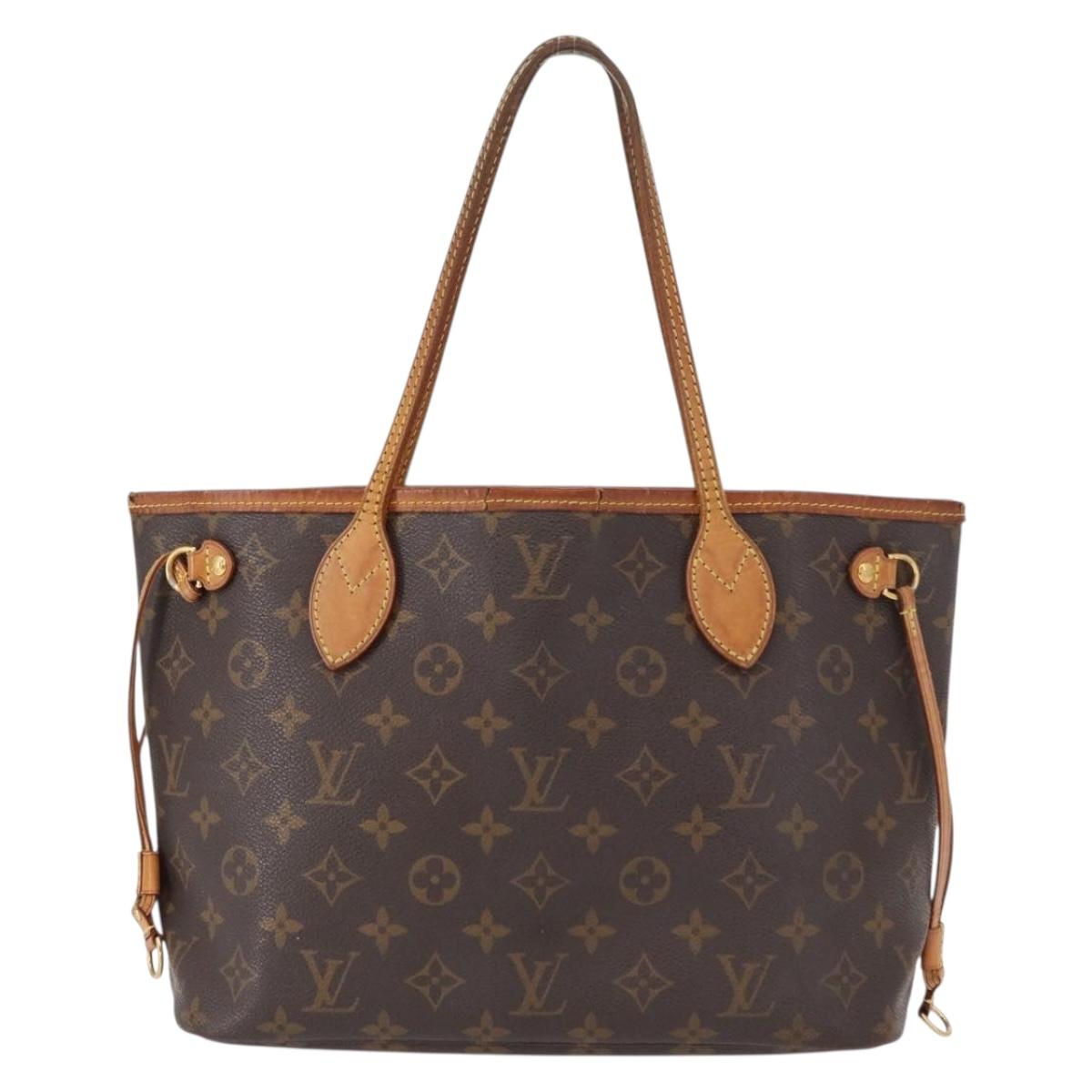 LOUIS VUITTON Monogram Neverfull PM Tote Bag M40155 LV Auth 156261
