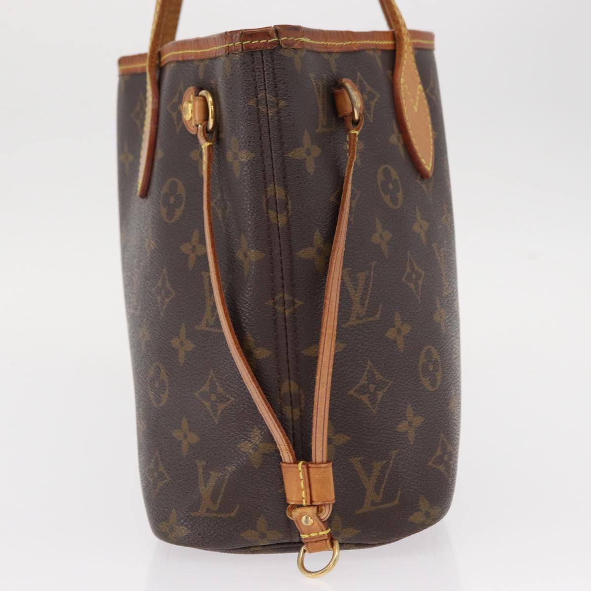 LOUIS VUITTON Monogram Neverfull PM Tote Bag M40155 LV Auth 156261
