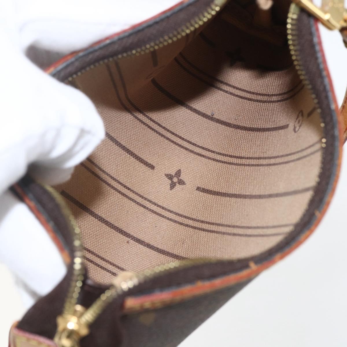 LOUIS VUITTON Monogram Mini Pochette Delight full Pouch M40309 LV Auth 156262