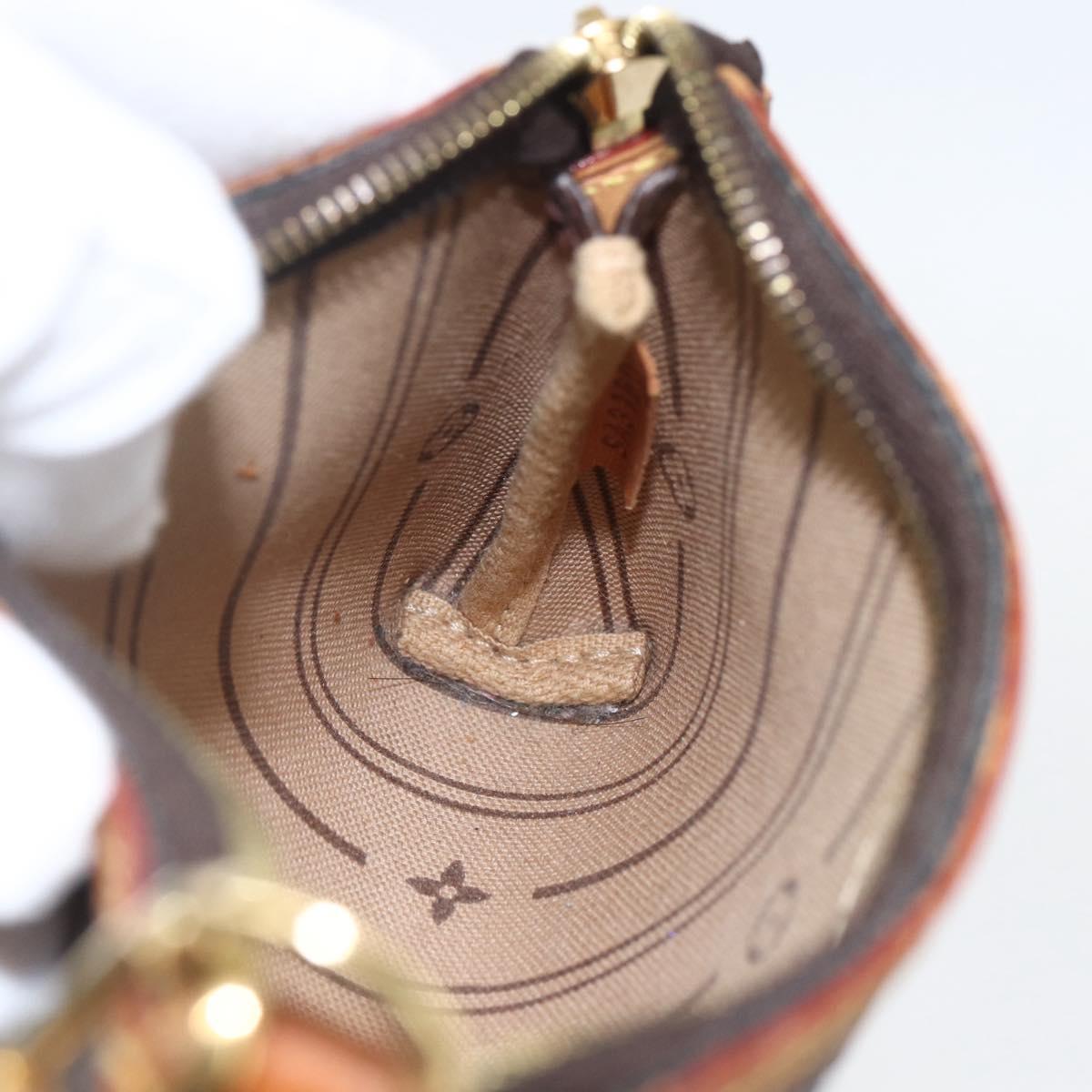 LOUIS VUITTON Monogram Mini Pochette Delight full Pouch M40309 LV Auth 156262