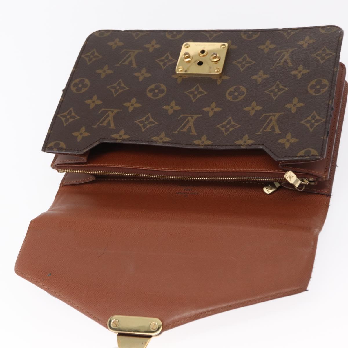 LOUIS VUITTON Monogram Concorde Hand Bag M51190 LV Auth 156263