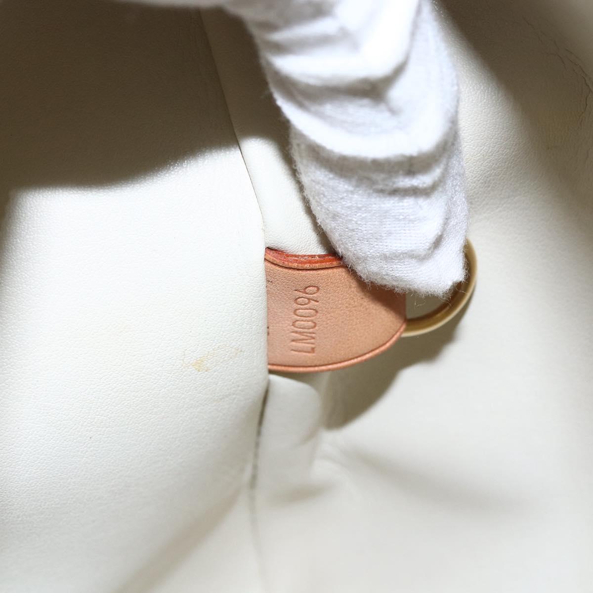 LOUIS VUITTON Monogram Vernis Houston Hand Bag Perle M91342 LV Auth 156285