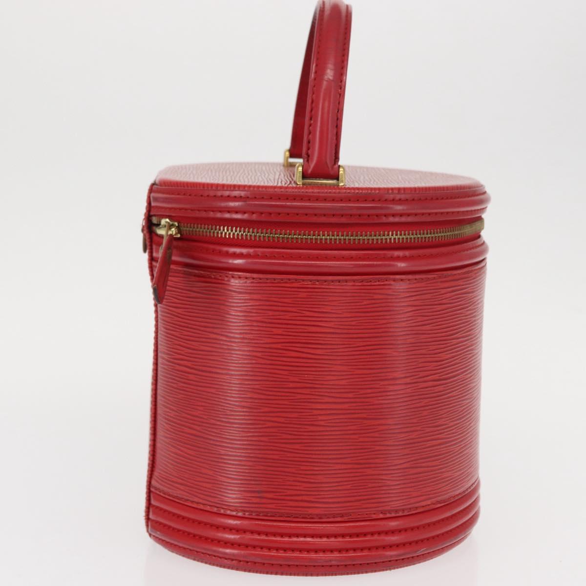 LOUIS VUITTON Epi Cannes Hand Bag Red M48037 LV Auth 156286