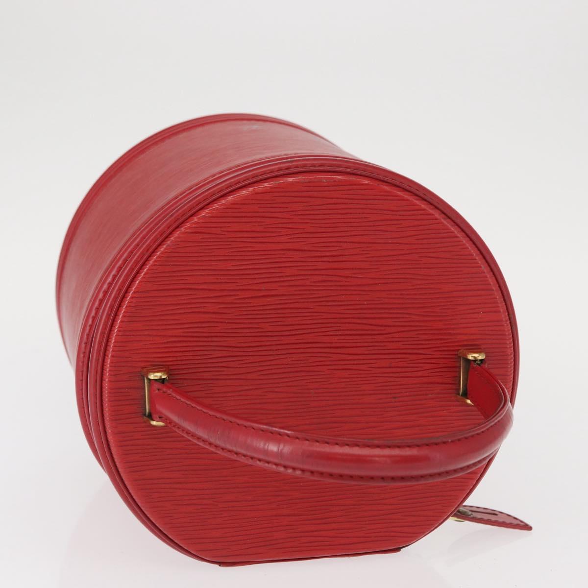 LOUIS VUITTON Epi Cannes Hand Bag Red M48037 LV Auth 156286