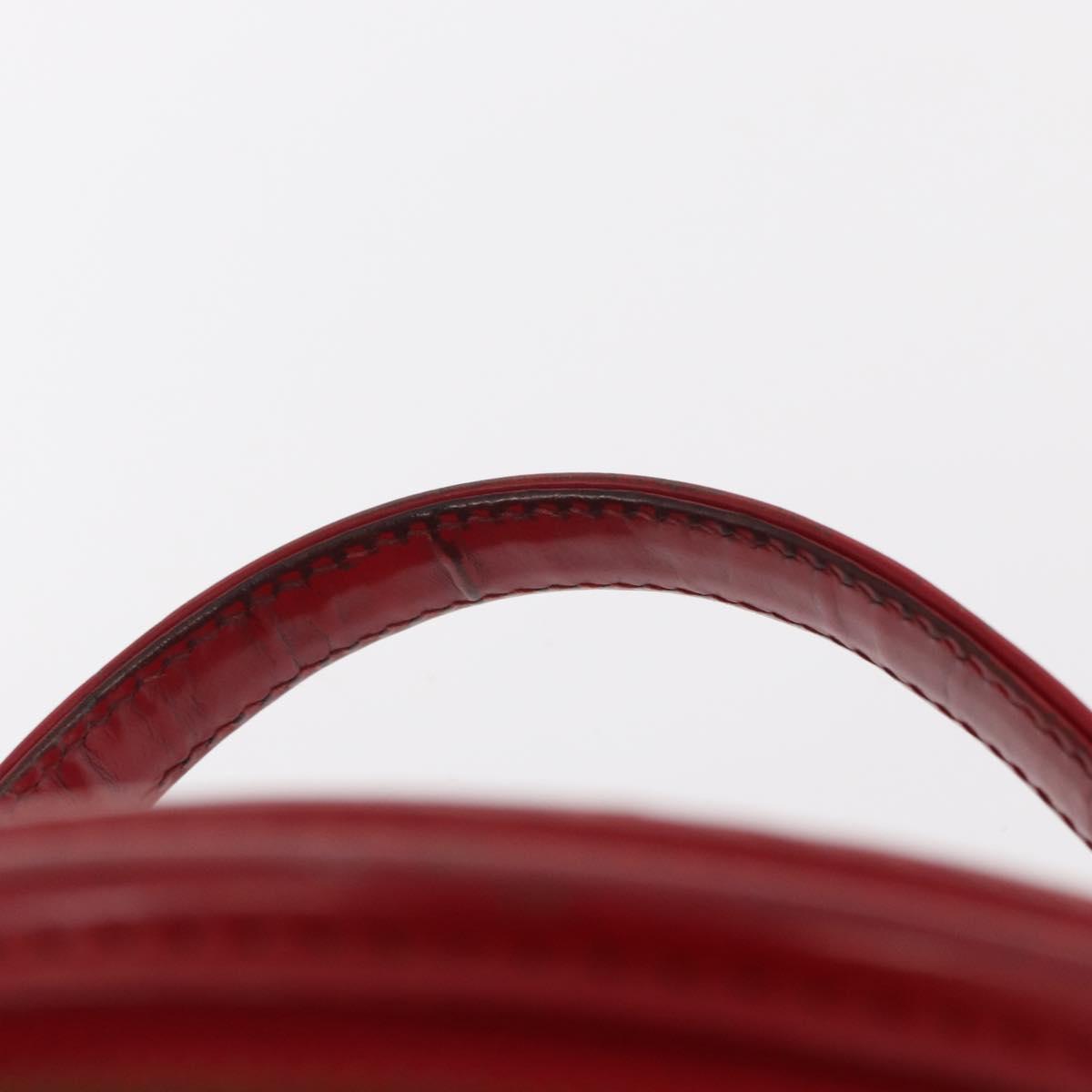 LOUIS VUITTON Epi Cannes Hand Bag Red M48037 LV Auth 156286