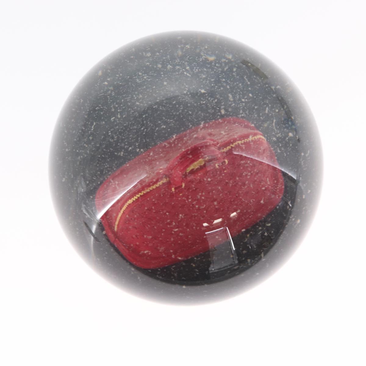 LOUIS VUITTON Alma Snow Globe Glass VIP Limited Clear LV Auth 156296