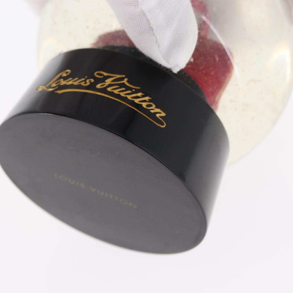 LOUIS VUITTON Alma Snow Globe Glass VIP Limited Clear LV Auth 156296
