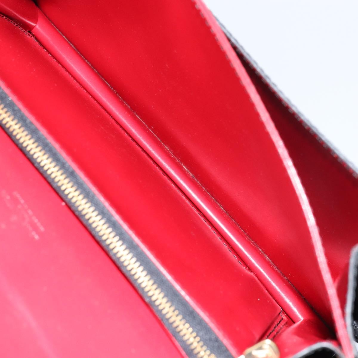 LOUIS VUITTON Epi Free Run Bicolor Shoulder Bag Red Black M52417 LV Auth 156327