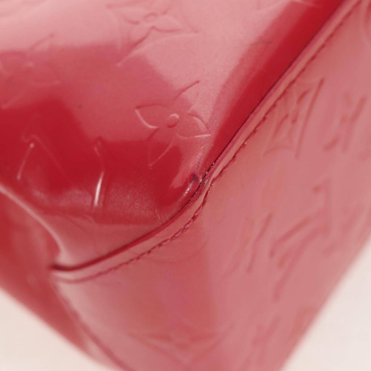 LOUIS VUITTON Monogram Vernis Reade PM Hand Bag Fran Boise M9132F Auth 156329V