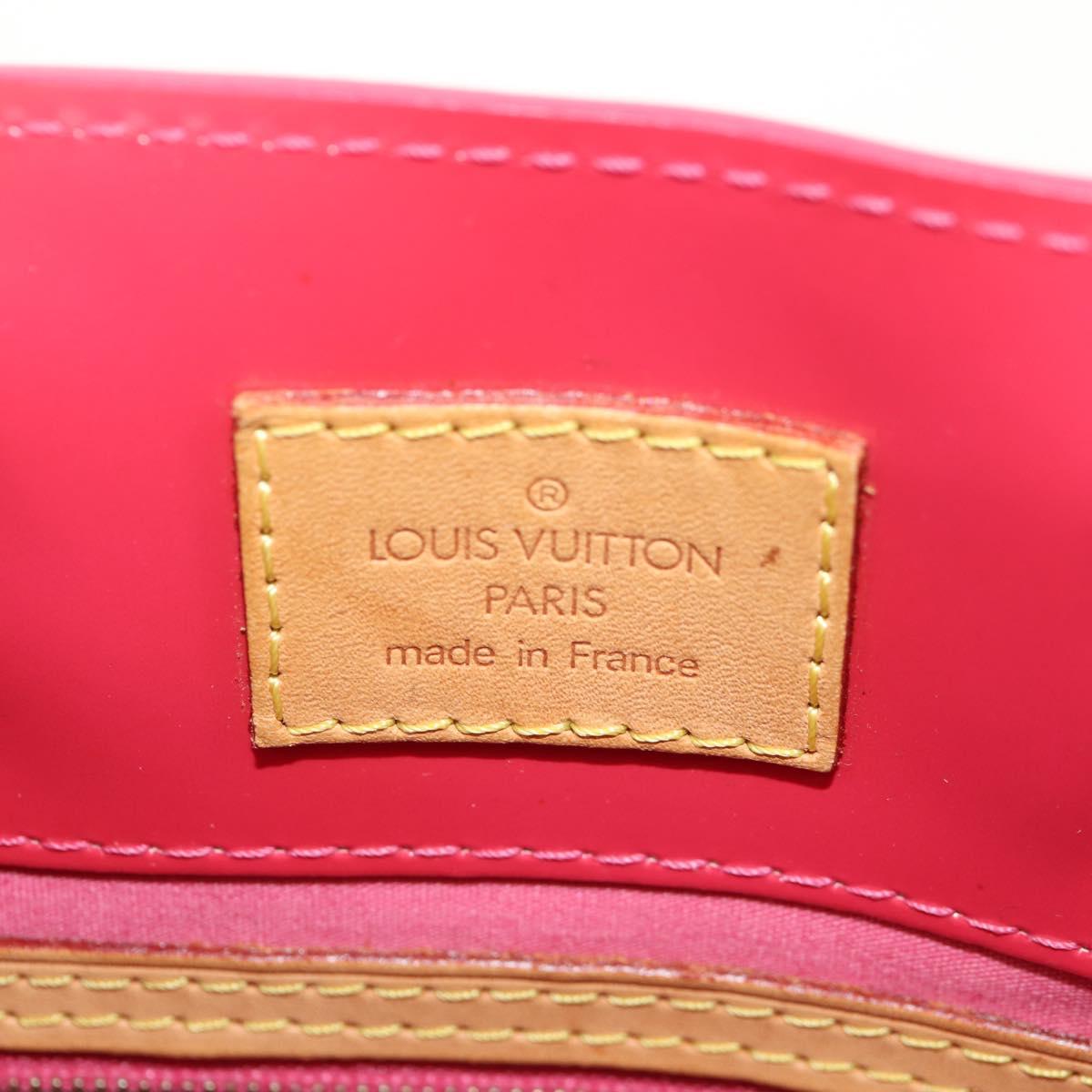 LOUIS VUITTON Monogram Vernis Reade PM Hand Bag Fran Boise M9132F Auth 156329V