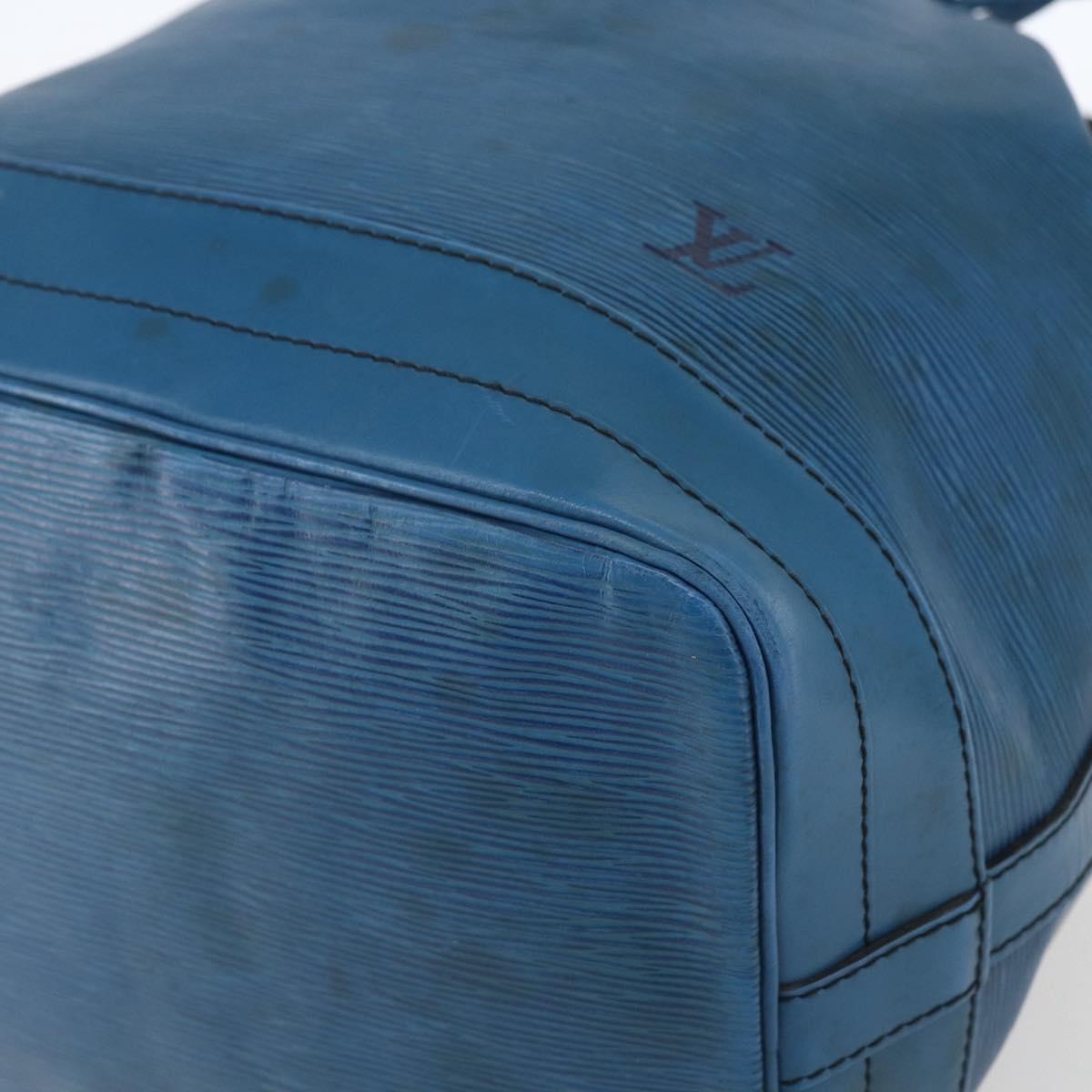 LOUIS VUITTON Epi Noe Shoulder Bag Toledo Blue M44005 LV Auth 156330