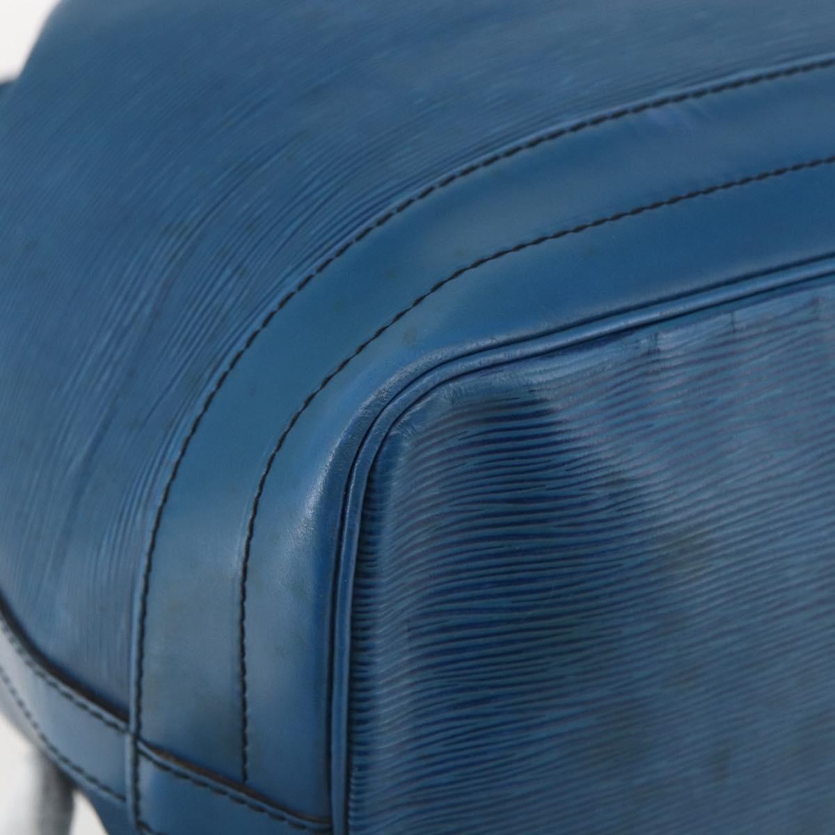 LOUIS VUITTON Epi Noe Shoulder Bag Toledo Blue M44005 LV Auth 156330