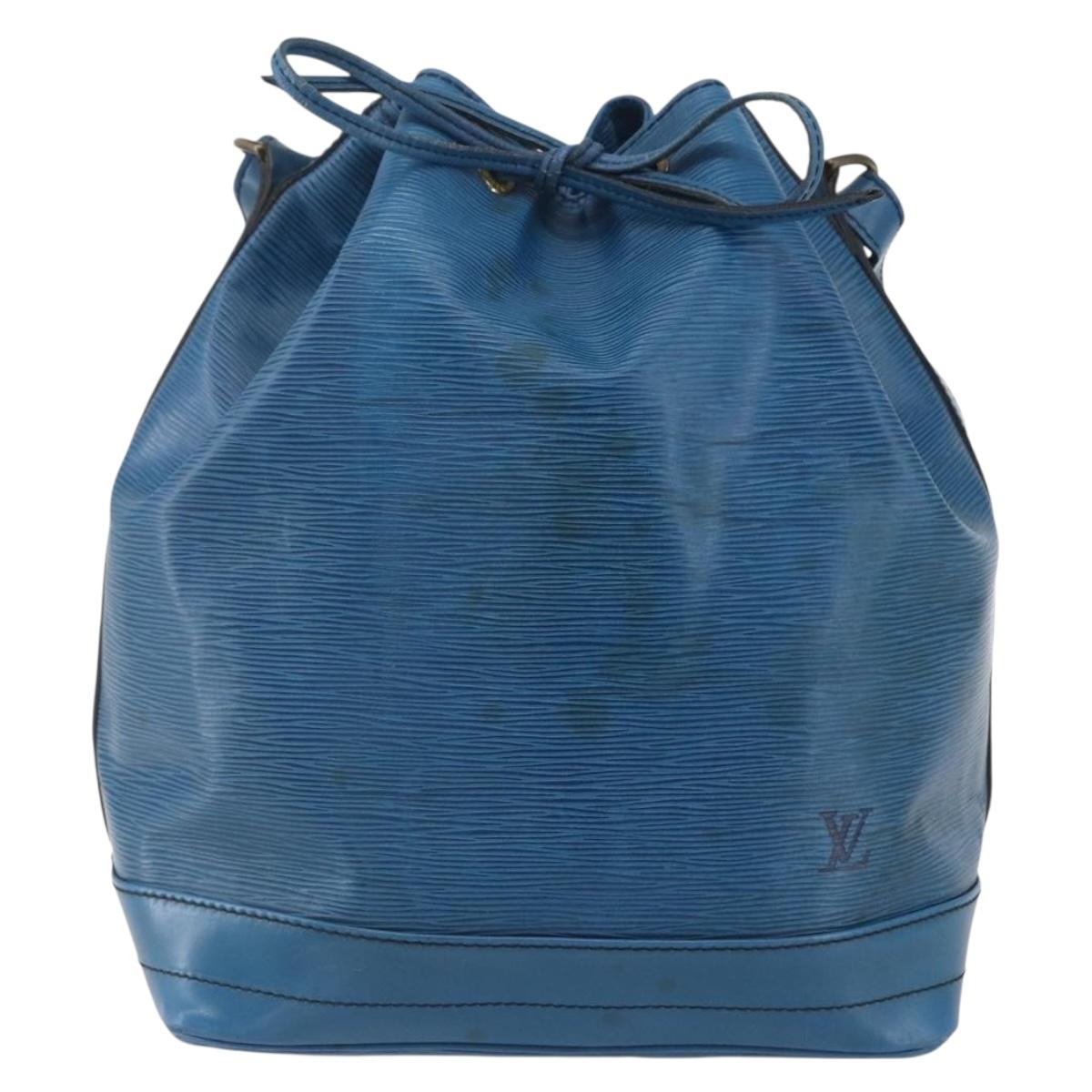 LOUIS VUITTON Epi Noe Shoulder Bag Toledo Blue M44005 LV Auth 156330