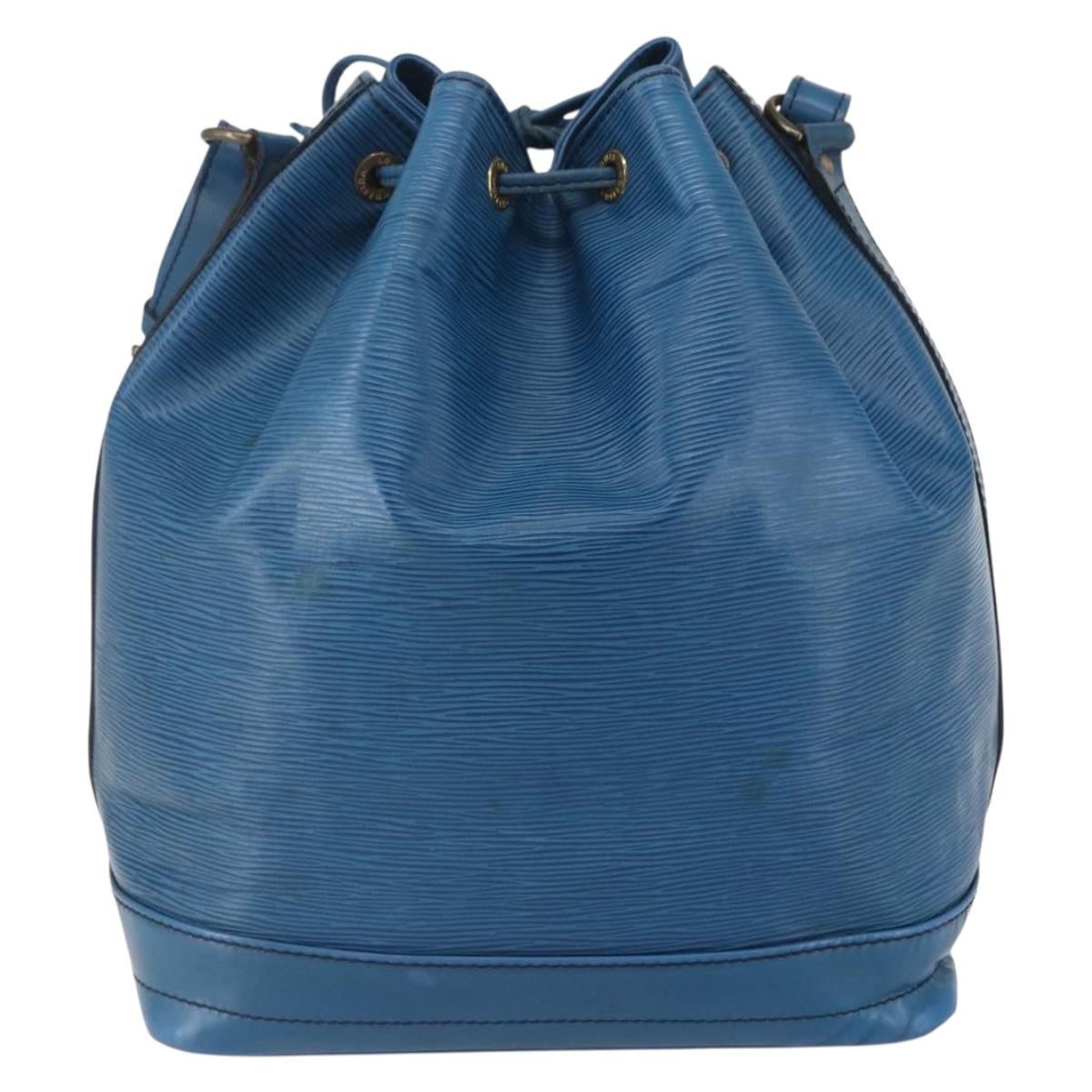 LOUIS VUITTON Epi Noe Shoulder Bag Toledo Blue M44005 LV Auth 156330