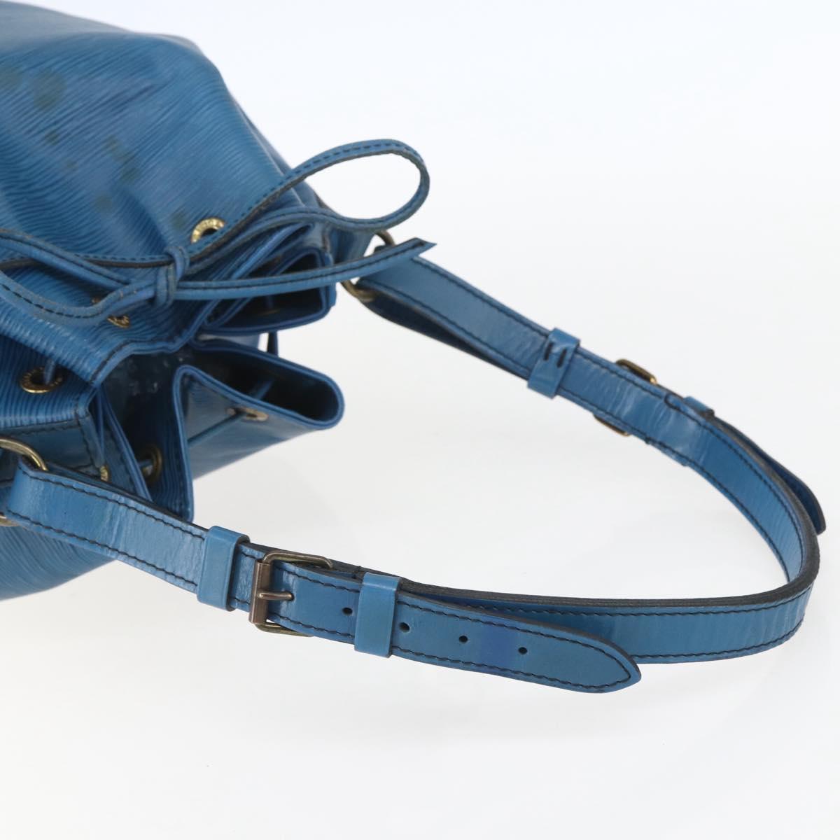 LOUIS VUITTON Epi Noe Shoulder Bag Toledo Blue M44005 LV Auth 156330