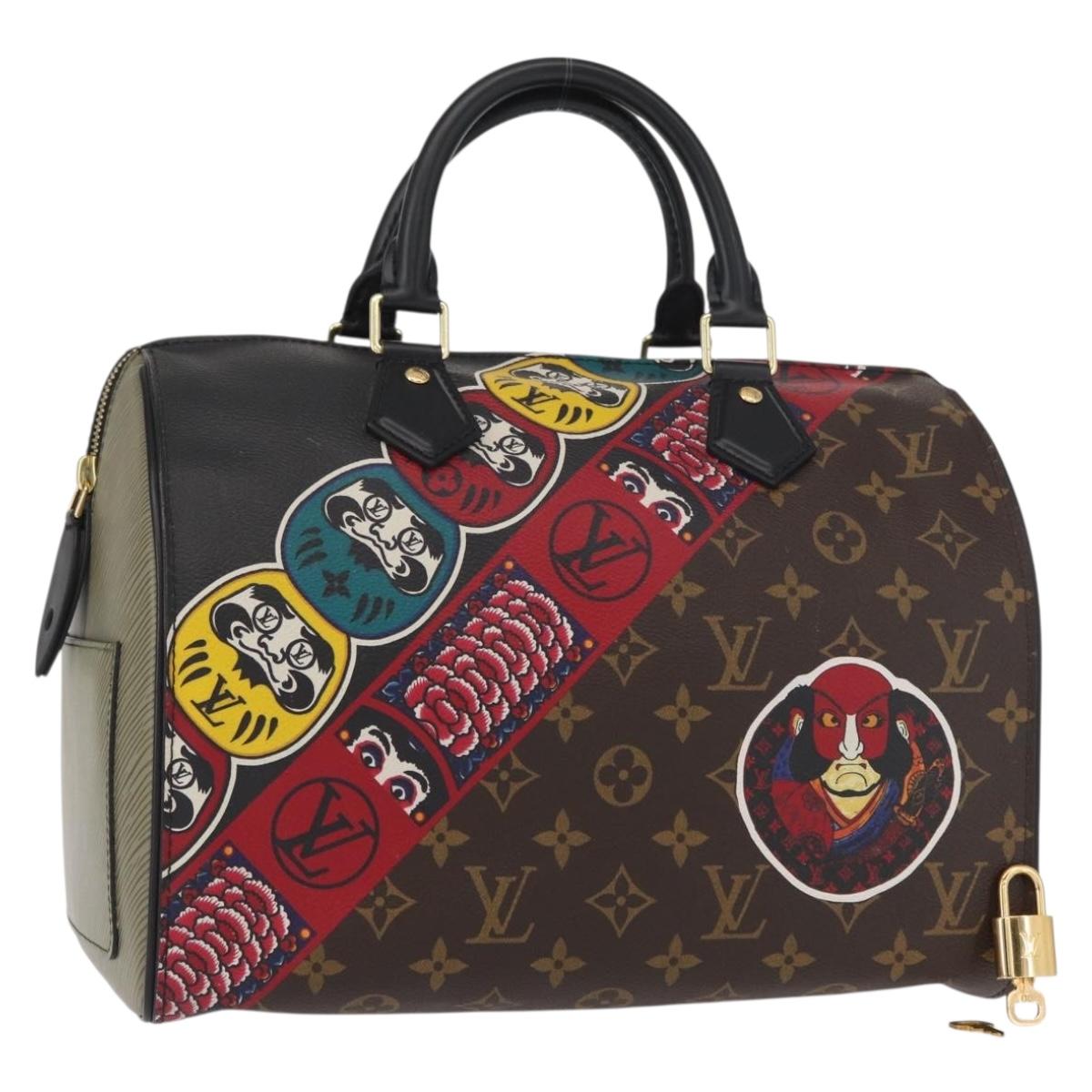 LOUIS VUITTON Monogram Kabuki Speedy 30 Hand Bag M43505 LV Auth 156331SM